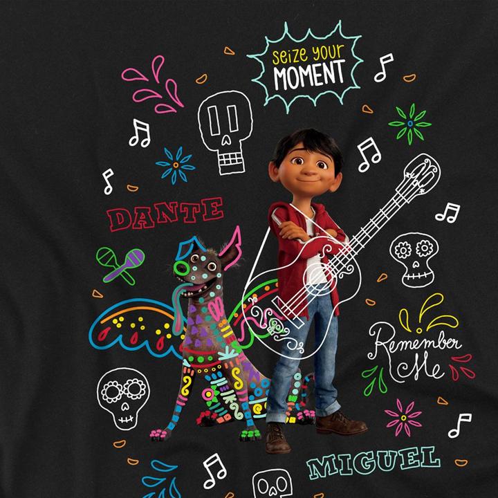 Immagine prodotto La Maison du Coco Maglietta Miguel Dante Citazioni di Film e Scarabocchi Colorati Adulto Unisex (XXL)