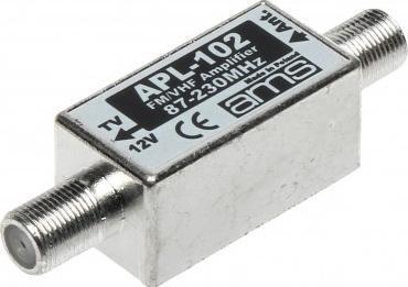 WZMACNIACZ ANTENOWY APL-102 FM / VHF / DAB (Presa d'antenna)