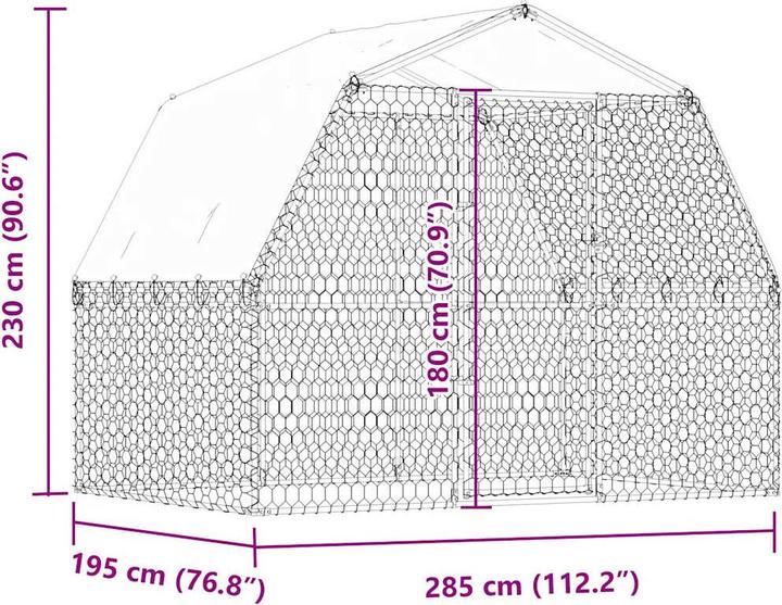 Actual product image VidaXL Kimmie (Dog kennel)