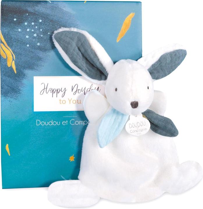 Produktbild Doudou et Compagnie Happy Pop, Hase Schmusetuch 17cm