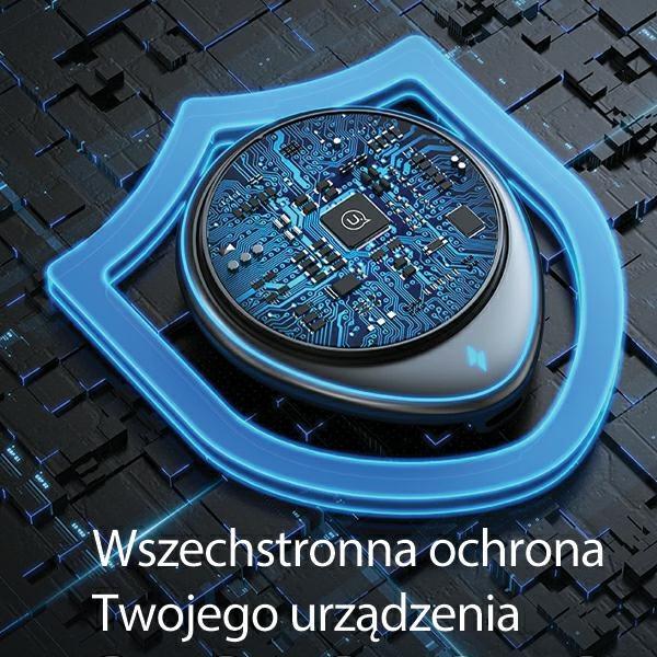 Image du produit Usams Uchwyt indukcyjny US-CD222 15W do kratki went. czarny/black CD222ZJ01 (15 W)