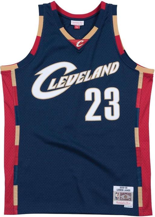 Produktbild Mitchell & Ness Lebron James Cleveland Cavaliers 200809 Swingman Jersey (XXL)