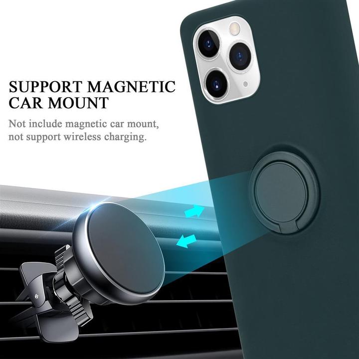Actual product image Cadorabo TPU Liquid Ring Silicone Case Cover (Apple iPhone 11 Pro Max)