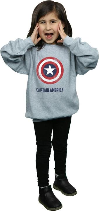 Immagine prodotto Captain America Shield Text Felpa Ragazze (116)