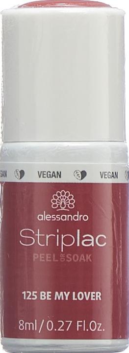 Produktbild Alessandro Striplac Peel or Soak Be my Lover 8 ml (125 Be my lover, Abziehbarer Nagellack)