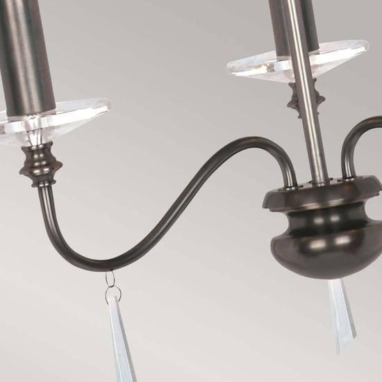 Produktbild Elstead Lighting Finsbury Park Kronleuchter E14 3-fach Alte Bronze