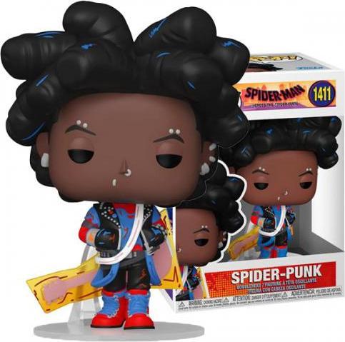 Actual product image Funko Spiderman Across the Spider-Verse POP! vinyl figure Spider-Punk(UN) 9 cm