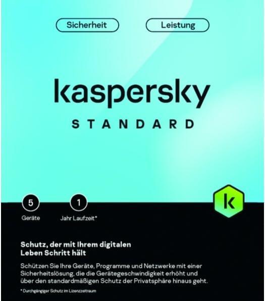 Produktbild Kaspersky Standard (5 PC) (1 User, 12 Monate)