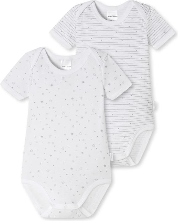 Produktbild Schiesser Kinder Body weiss/klein gemustert (98)