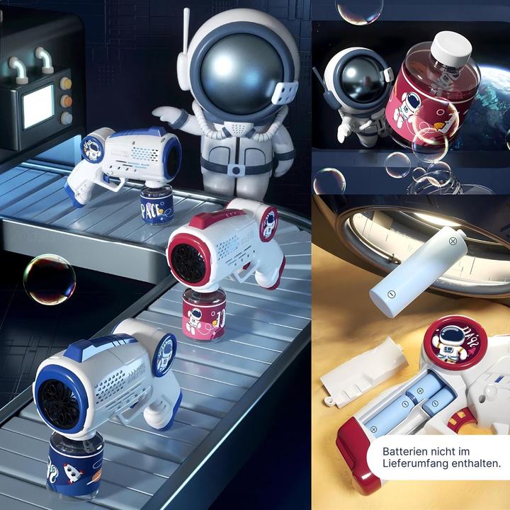 Produktbild Hermex Weltraum-Seifenblasenpistole Automatische Seifenblasenmaschine Bubble Maker