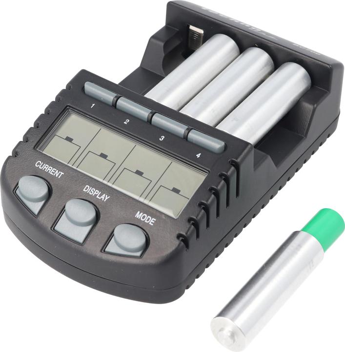 Image du produit AccuCell Lady LR1 Size N NiMH Akku, Ladeadapter und LCD Ladegerät (4 pcs, N, 500 mAh, Piles rechargeables + chargeur)