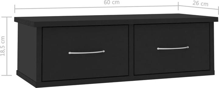 Image du produit VidaXL Schubladenregal (60 x 26 x 18,5 cm)
