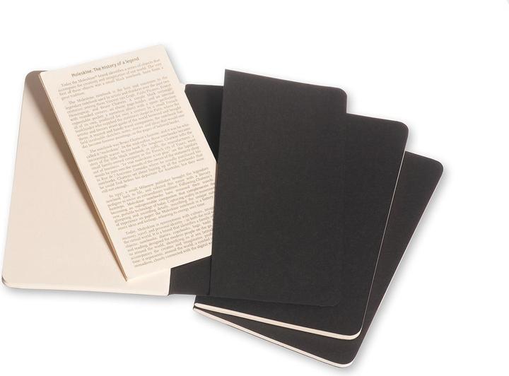 Immagine prodotto Moleskine Set tascabile Cahier di 3 (A6, Nessuna, Copertina morbida)