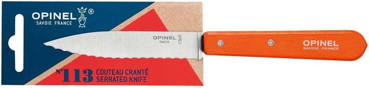 Image du produit Opinel 001921 Couteau de cuisine No. 113 Manche en hêtre orange (9.40 cm)
