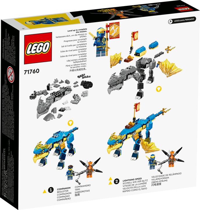 Image du produit LEGO Le dragon du tonnerre EVO de Jay (71760, LEGO Ninjago)