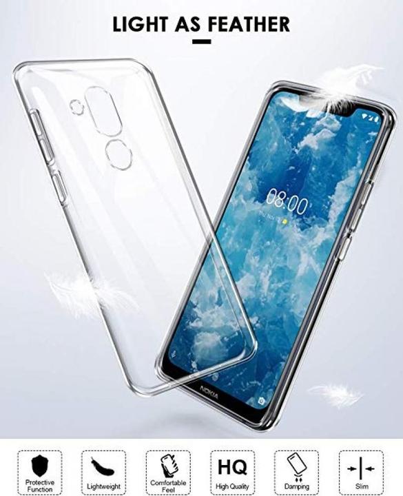 Produktbild Screenguard Nokia 8.1 Flexible TPU Clear Case (Nokia 8.1)