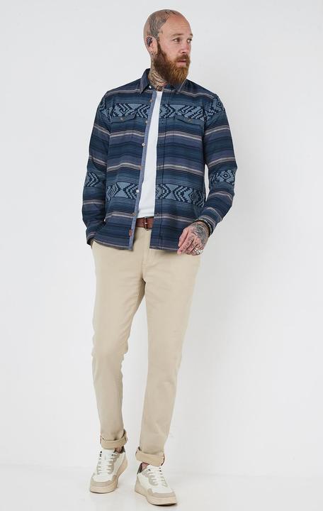 Actual product image Joe Browns Aztec Stripe Long Sleeve Shirt (XXL)