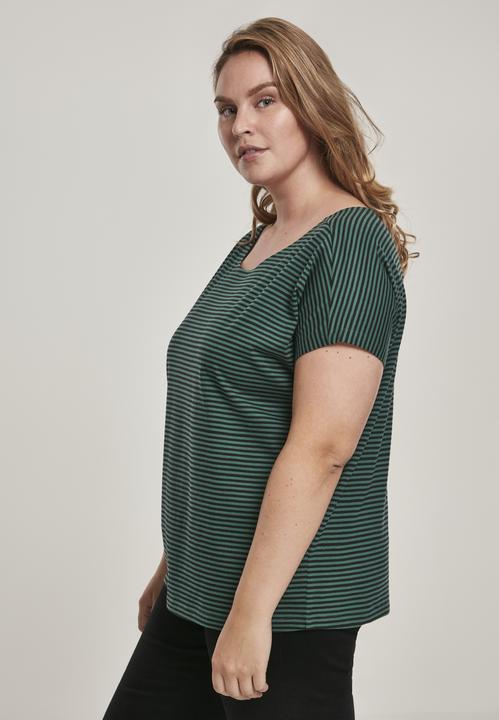 Actual product image Urban Classics Ladies Yarn Dyed Baby Stripe Tee (XXL)