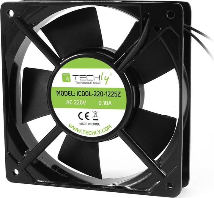 Immagine prodotto Techly Ventola per PC 120x120x25 220V (120 mm)