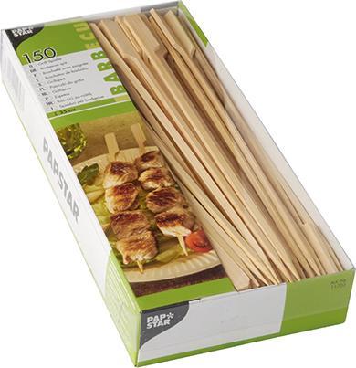 Produktbild Papstar Grill-Spiesse, Bambus, 150-Pack