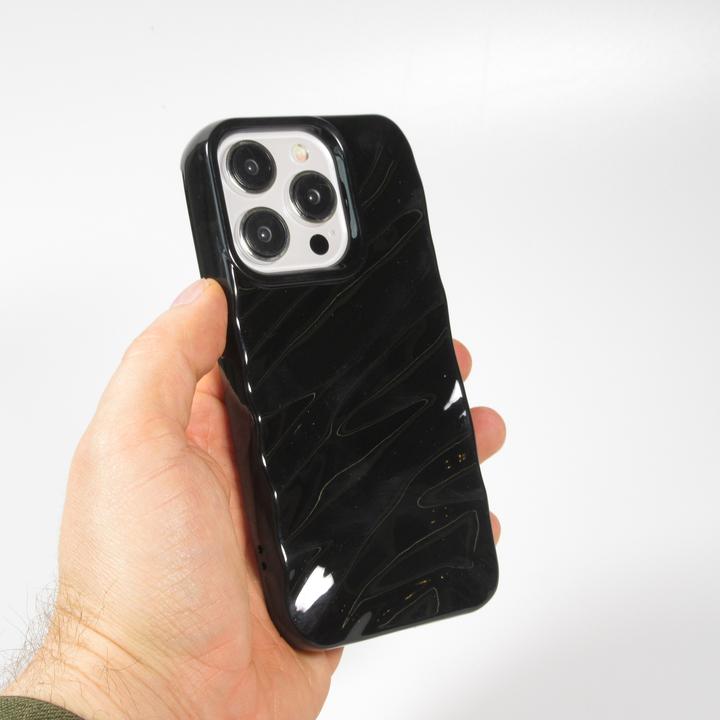 Produktbild PhoneLook Hülle Silikon mit 3D Wellenform matt (Apple iPhone 15 Pro Max)