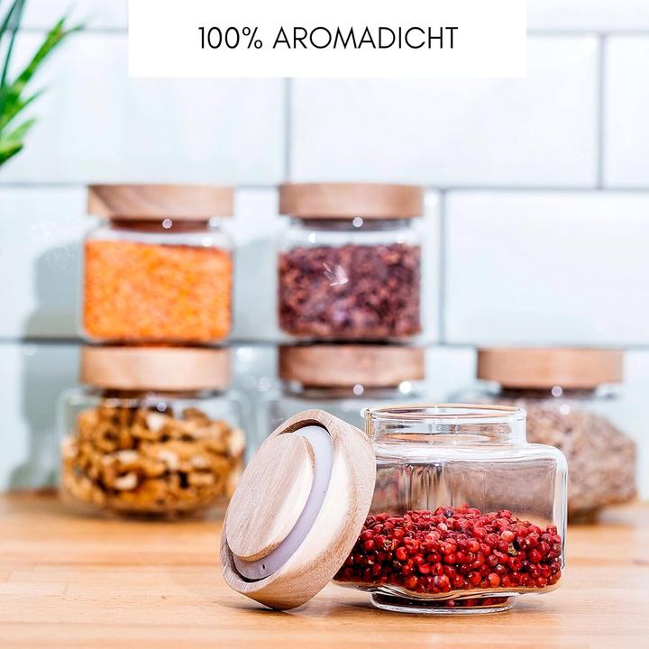 Actual product image Econovo Spice jar set (0.22 l)