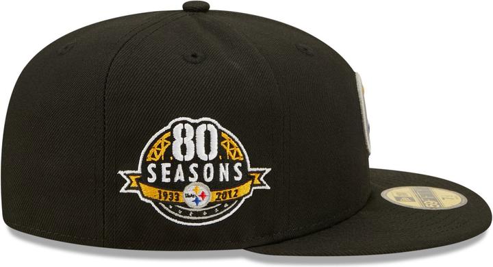 Produktbild New Era 59Fifty Cap - Pittsburgh Steelers 80 Seasons - 6 7/8 (6 7/8)