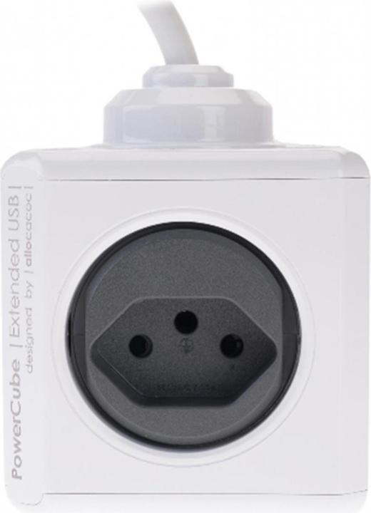 Produktbild Allocacoc PowerCube Extended S+ (4 x, Typ 13, USB-A, 1.50 m)