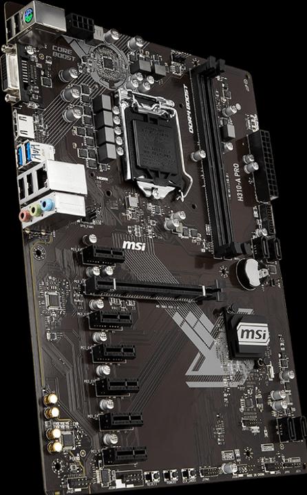 Produktbild MSI H310- Pro (LGA 1151, Intel H310, ATX)