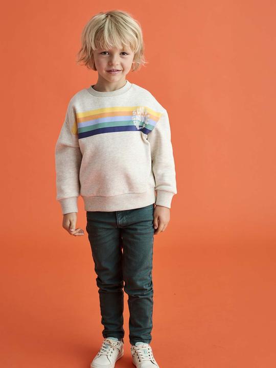Produktbild Vertbaudet Jungen Rundhals-Sweatshirt mit Recycling-Polyester (158)