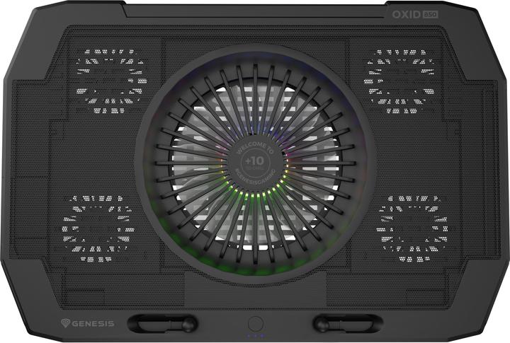Immagine prodotto Genesis Pad di raffreddamento per laptop OXID 850 nero, 270 x 400 x 35 mm