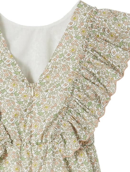 Produktbild Vertbaudet Festlicher kurzer Mädchen Jumpsuit mit Volants (140)