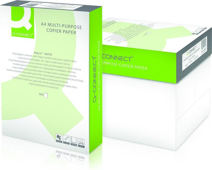 Image du produit Q-Connect Papier universel extra blanc (80 g/m², 500 x, A4)