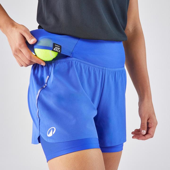 Image du produit Artengo Short de tennis hip ball femme - TSH DRY HIP BALL F Bleu électrique (S)