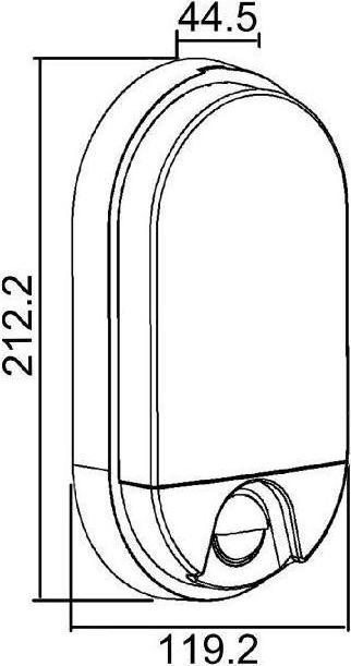 Productafbeelding Maclean Wandlamp LED-lamp MCE340 W 15W Infrarood bewegingssensor (1100 lm)