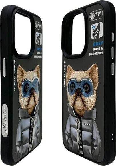 Productafbeelding Audi Nimmy case iPhone 15 Pro Max 6.7" black Cool&Cute 2.0 Dog (Apple iPhone 15 Pro Max)
