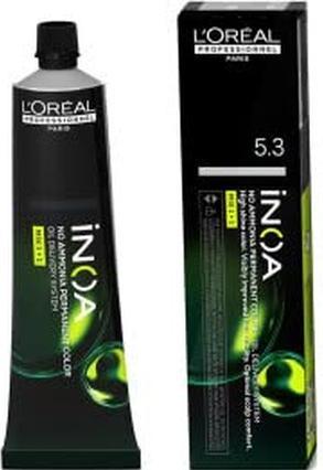 L'Oréal Professionnel Dauerfärbung Inoa Color Nº 5.3 Helles Goldkastanien(60 g) (Helles Goldkastanienbraun)