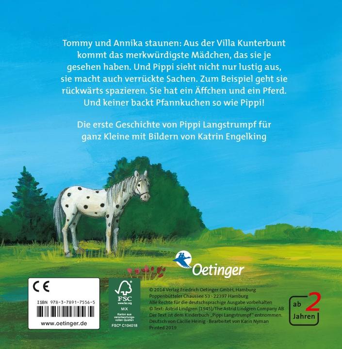 Produktbild Hurra, Pippi Langstrumpf (Deutsch, Astrid Lindgren, Katrin Engelking, 2014)