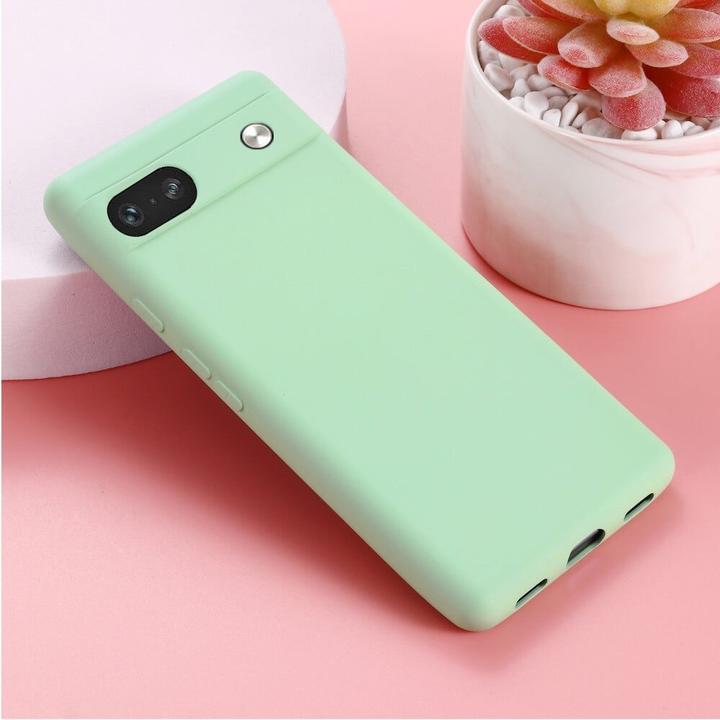 Produktbild Cover-Discount Google Pixel 7a - Silikon Gummi Hülle grün (Google Pixel 7a)