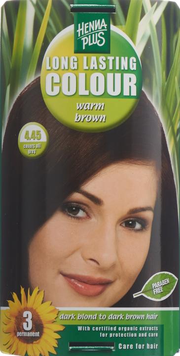 Actual product image Hennaplus Long Lasting Colour (Warm Brown)