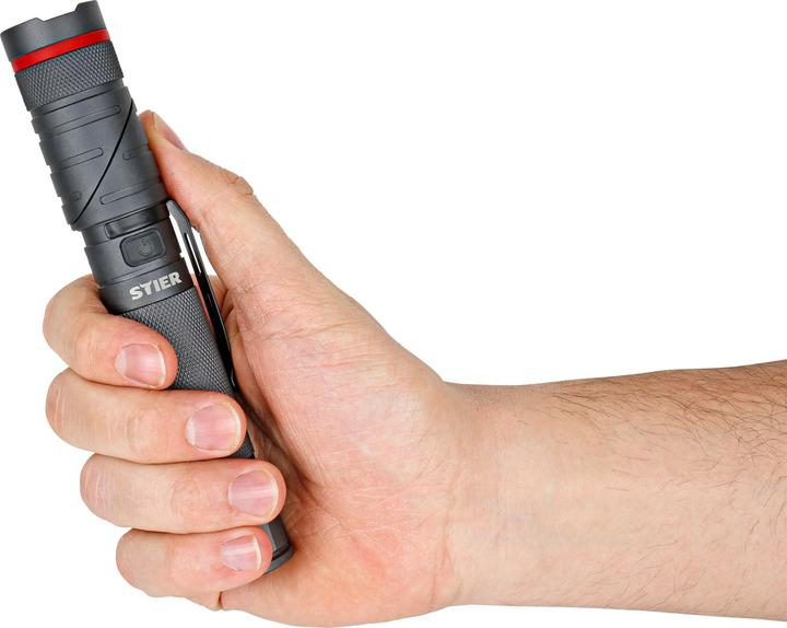 Produktbild Stier Akku-LED-Taschenlampe (15.90 cm, 300 lm)