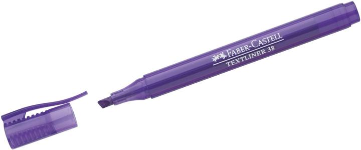 Immagine prodotto Faber-Castell Evidenziatore 38 Forma della penna (Viola, 5 mm, 1 x)