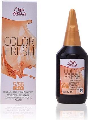 Actual product image Wella Color Fresh Acid (5/56 light brown mahogany-purple)