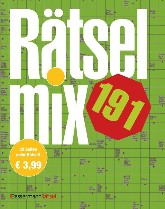 Produktbild Krüger:Rätselmix 191 (Deutsch, Eberhard Krüger, 2024)