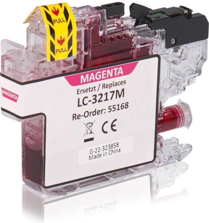Image du produit Inkadoo Cartouche d'encre compatible en remplacement de Brother LC-3217 compatible avec Brother MFC-J 5330 M (M)