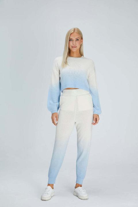 Actual product image Bellemere Sweater Polar Bear Cropped Cashmere Sweater (With Crystal Touch) (M)