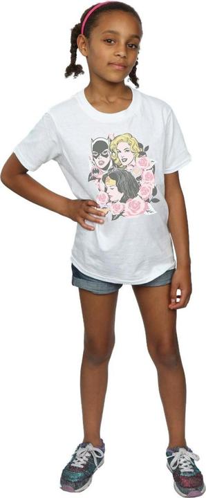 Image du produit - T-shirt SUPER POWERS FLORAL FRAME - Fille (152, 158)