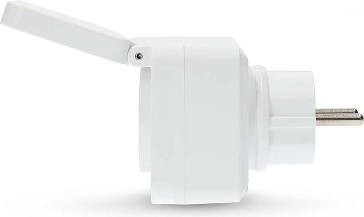 Produktbild Nedis SmartLife Smart Stecker Wi-Fi | IP44 | Leistungsmesser | 3680 W | Frankreich / Typ E (CEE 7/6)