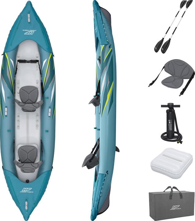Actual product image Bestway HF WAypoint Elite X2 Kayak 382x101x35cm (2 pers.)