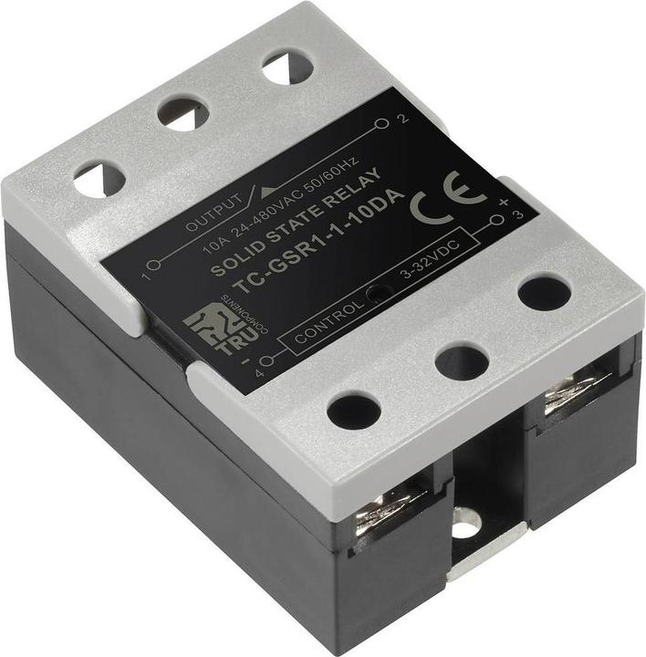 Actual product image Tru Components Solid state relay TC-GSSR-1-10DA 10 A Switching voltage max. 32 V/DC